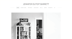 Desktop Screenshot of jenniferdutoitart.com